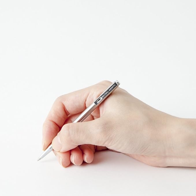 Zebra Mini Ballpoint Pen 0.7 mm, Silver Body, Black Ink (T-3)
