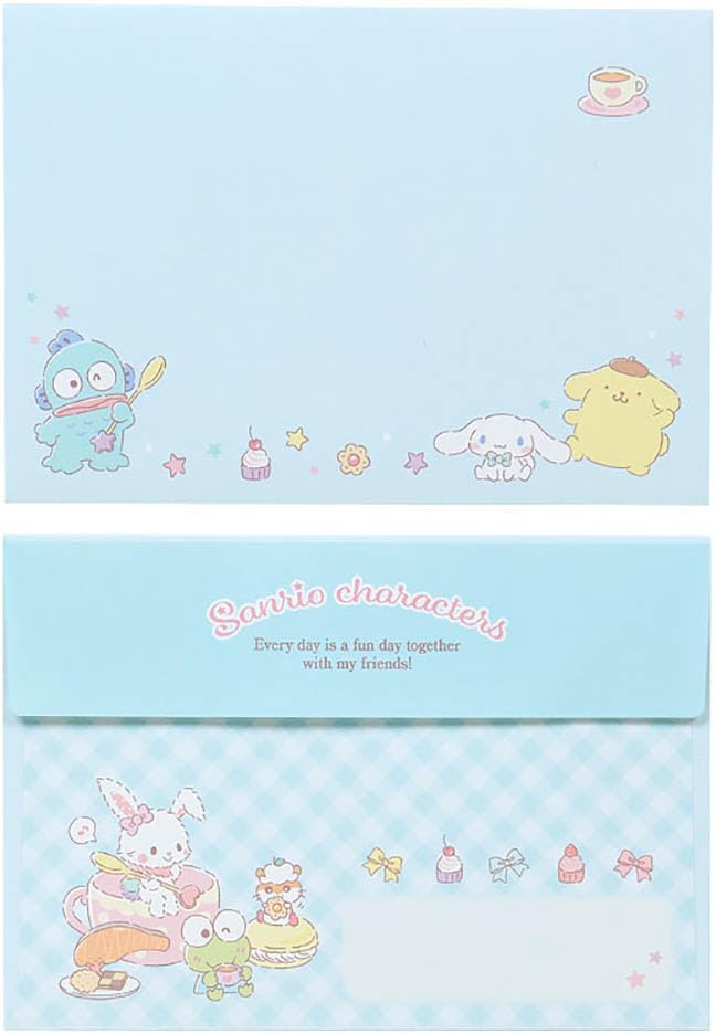 Sanrio 493945 Character Letter Set Sanrio Characters Package: Approx. Width 6.3 x Depth 0.3 x Height 8.7 inches (16 x 0.8 x 22 cm)