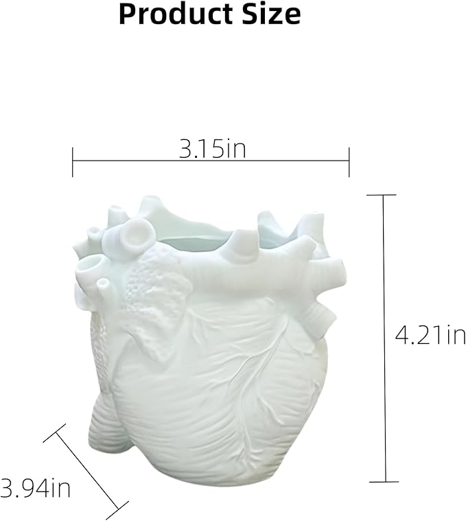 Heart-shaped Pen Holder for Desk Accessories Halloween Decor and Office Decor, Pencil Holder for Desk Organizers, Compact Desk Accessories Gift, Pencil Cup for School, Office, Home (Black)