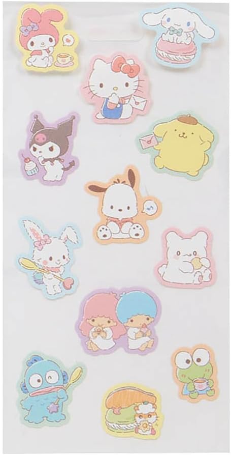 Sanrio 493945 Character Letter Set Sanrio Characters Package: Approx. Width 6.3 x Depth 0.3 x Height 8.7 inches (16 x 0.8 x 22 cm)