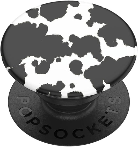 PopSockets Adhesive Phone Grip, Holder, Phone Stand, Cow Print - Its a Moood