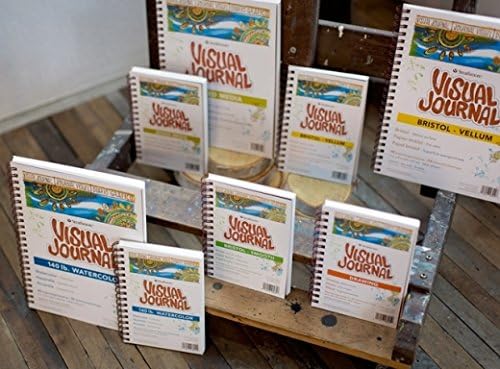 Strathmore 460-19 500 Series Visual Mixed Media Journal, Vellum, 9"x12", White, 34 Sheets