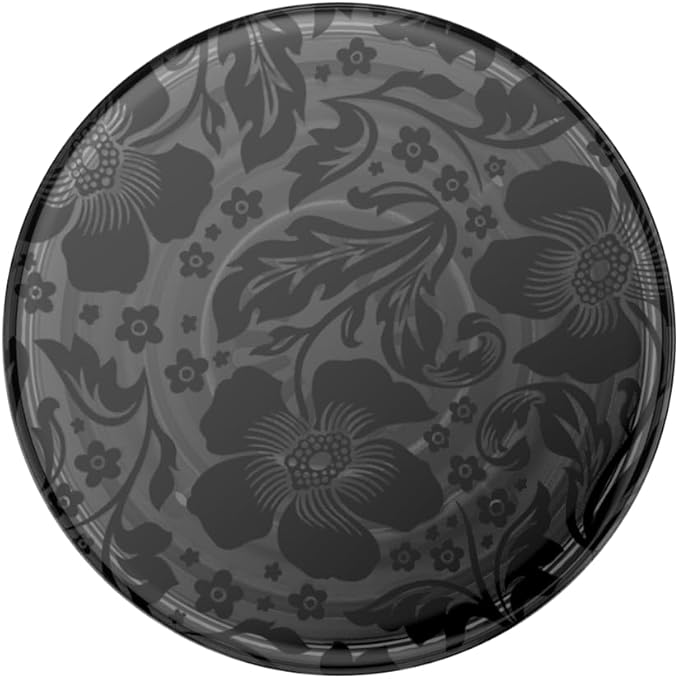PopSockets Adhesive Phone Grip, Holder, Phone Stand, Plant-Based - Black Lace