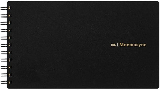 Maruman MNEMOSYNE Notebook 3.94 x 6.69 Inches (Long & Narrow), 5mm-squared, 80 Sheets (N186)