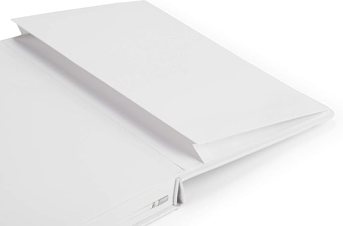 Minimalism Art, Premium Hard Cover Notebook Journal, Classic 5" x 8.3", 122 Numbered Pages, Gusseted Pocket, Ribbon Bookmark, Extra Thick Ink-Proof Paper 120gsm, San Francisco (Plain, Gray)