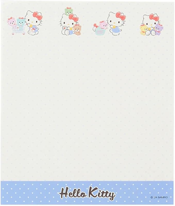 Sanrio 493821 Character Letter Set, Hello Kitty, Package: Approx. Width 6.3 x Depth 0.3 x Height 8.7 inches (16 x 0.8 x 22 cm)