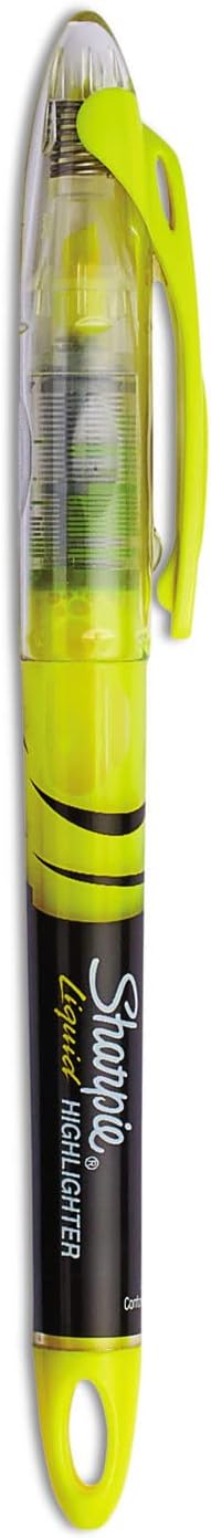 Sharpie 1754463 Accent Liquid Pen Style Highlighter Chisel Tip Fluorescent Yellow Dozen