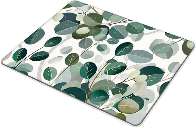 Eucalyptus Mouse pad Non-Slip Rubber Base Mouse Pads for Computers Laptop Office Desk Accessories Mouse pad