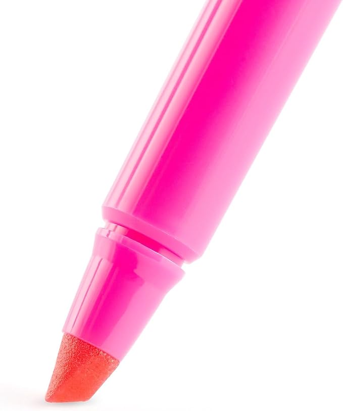 BIC Brite Liner Highlighters Markers, Chisel Tip, Assorted Colors, 12 Per Pack, 2 Packs (BICBL11AST-2)