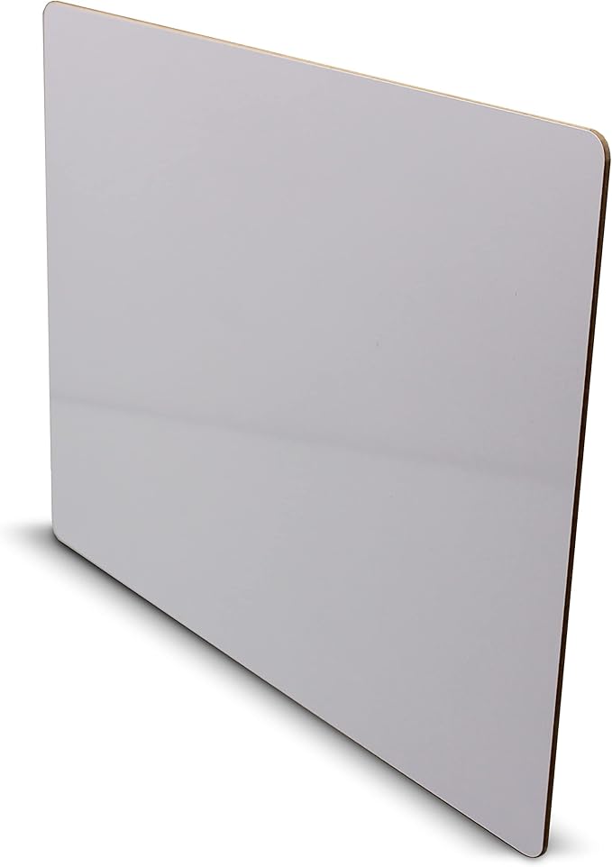 Flipside Products 9" x 12" Two-Sided Dry Erase White Boards, Classroom Pack, Double Sided Lapboard for Class, Reusable for Group Participation - 24 Pack