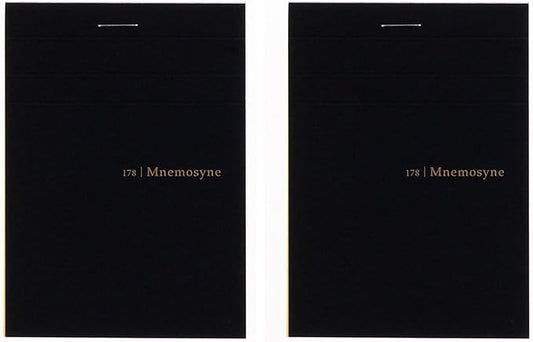 Maruman MNEMOSYNE Memopad 4.25 x 3.35 Inches (Modified B7), 5mm-squared, 70 Sheets (N178A) (Pack of 2)