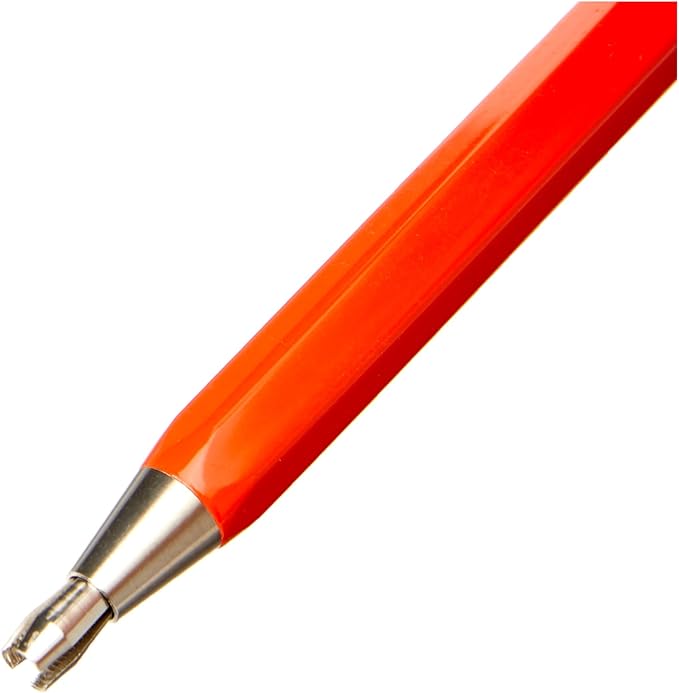 KOH-I-NOOR 2mm Diameter Short Mechanical Clutch Lead Holder Pencil - Red