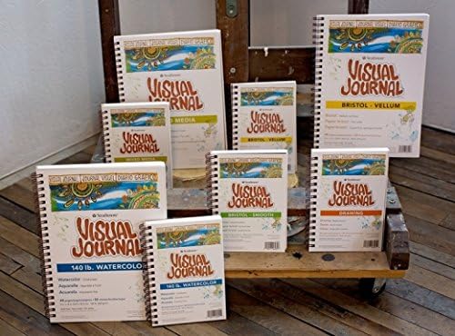 Strathmore 300 Series Visual Bristol Journal, 5.5"x8" Vellum, Wire Bound, 24 Sheets