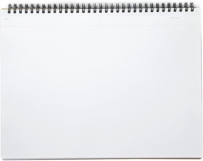 Maruman MNEMOSYNE Notebook 8.66 x 11.69 Inches (Horizontal A4), Unruled, 70 Sheets (N181A)
