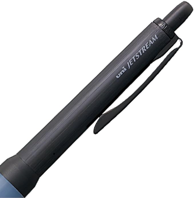 Uni Alpha-Gel Jetstream 0.7 mm Ball Point Pen, Black Body, Black Ink (SXN1000071P24)