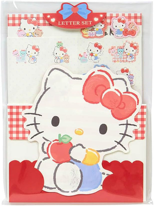 Sanrio 493821 Character Letter Set, Hello Kitty, Package: Approx. Width 6.3 x Depth 0.3 x Height 8.7 inches (16 x 0.8 x 22 cm)