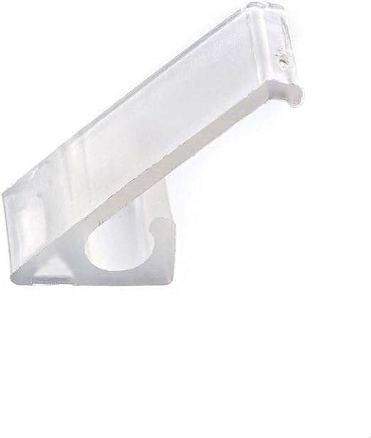 THE CIMPLE CO Cable Clips - Wire Management - Nylon Horizontal Siding Clips - Coaxial Mounting Home Snap-Ins - RG6 and RG59 - White, 100 Pieces