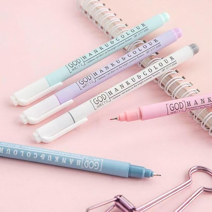 Colored Fineliner Pens, 0.38mm Ultra Fine Tip Pens, 8 Colors Fine Point Pen, Bible Journaling Planner Micro Pens Set for Writing, Drawing, Note Taking, Bullet Journaling