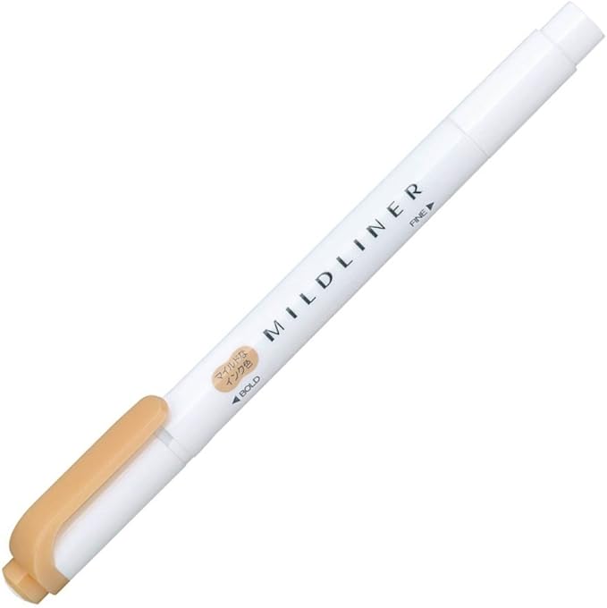 Zebra Mildliner B-WKT7-MOR Highlighter, Orange, 10 Pens
