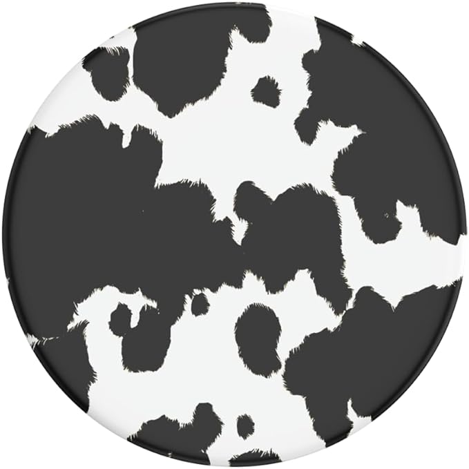 PopSockets Adhesive Phone Grip, Holder, Phone Stand, Cow Print - Its a Moood
