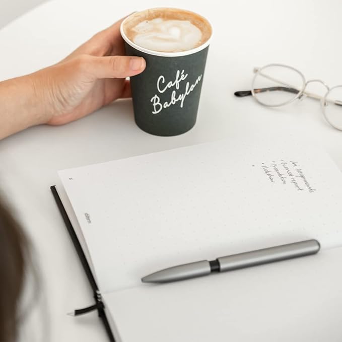 Ballpoint Pen - Precision Milled Aluminum with Magnetic Closure Mechanism and Superior Schmidt Refill - Award Winning Design (Comet Grey)