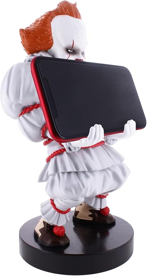 Exquisite Gaming: Warner Bros: Pennywise - Original Mobile Phone & Gaming Controller Holder, Device Stand, Cable Guys, IT Licensed Figure