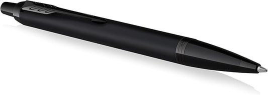 Parker IM Ballpoint Pen | Matte Black with Black Trim | Medium Point with Blue Ink Refill | Gift Box