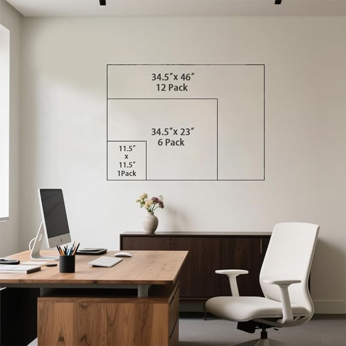 Large Cork Board Alternative, 11.8''x11.8'' 12 Pack Felt Bulletin Board with Safe Removable Adhesive Tabs, Connectable Felt Wall Tiles Bulletin Boards Cork Boards for Walls (Light Pink, 12 Panels)