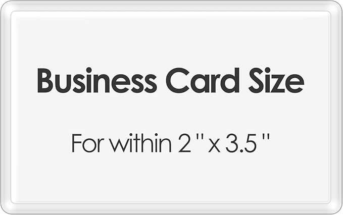 KTRIO 100 Pack Thermal Laminating Sheets 5 Mil, Hold 2 x 3.5 inch Business Card Laminating Pouches for Laminator, Clear Lamination Paper 2.3 x 3.7 inch, Laminate Protection Round Corner, Home & Office