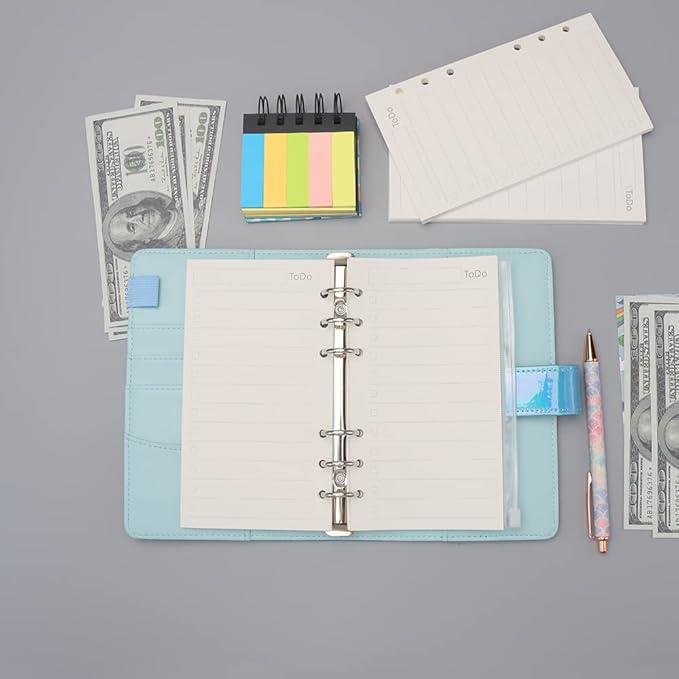 A6 To Do List Refill Paper 3 Pack Binder Inserts 6-Hole Punched Filler Paper Planner Refills, 135 Sheets/270 Pages Refillable Planner Binder Paper for A6 Planner Inserts (A6, To Do List)