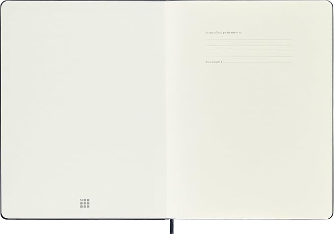 Moleskine Classic 12 Month 2026 Weekly Planner, Hard Cover, XL (7.5" x 9.75"), Sapphire Blue, 144 pages