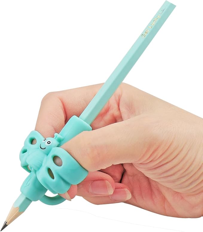 JuneLsy Butterfly Three-Finger Pencil Grips (8PCS)