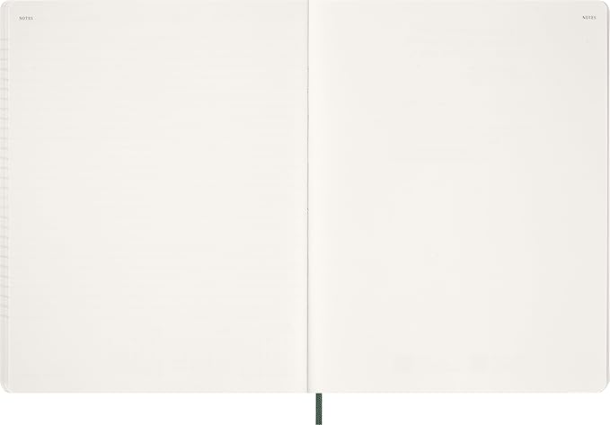 Moleskine 2026 15-Month Essential Planner, Soft Cover, Weekly Vertical, XXL (8.5" x 11"), Myrtle Green, 144 pages