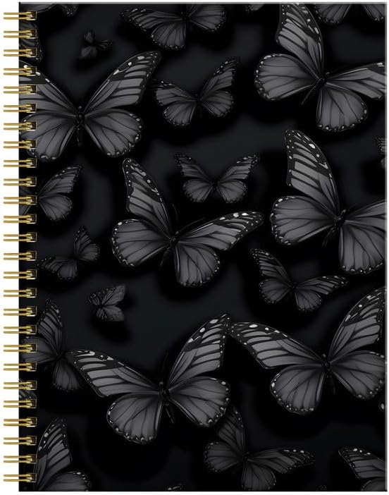 Spiral Journal Notebook for Women,A5 College Ruled Notebooks 6"x 8.4", 120 Pages (60 Sheets) Lined Journal with Premium Thick Paper,Perfect for School Office Home(Rainbow Star Sun)