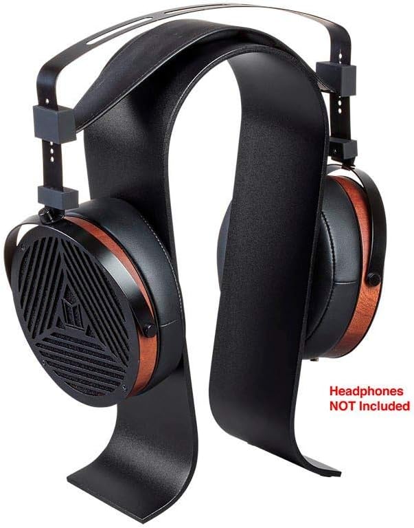 Monoprice Headphone Stand - Black, Full Aluminum Construction, Solid and Stable, Fits Most Headphones