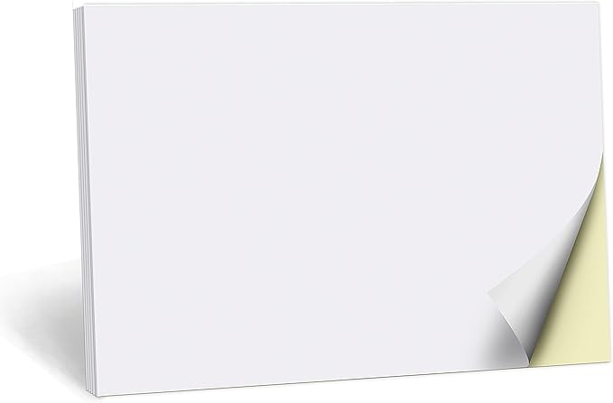 321Done 2-Part Blank Carbonless Notepad, 5.5x8.5 Landscape, Made in USA, Small Carbon Duplicate Copy Pad for Parent Notes, Sketchbook, Memos, Small Business Order Book (50 Sets) White/Yellow