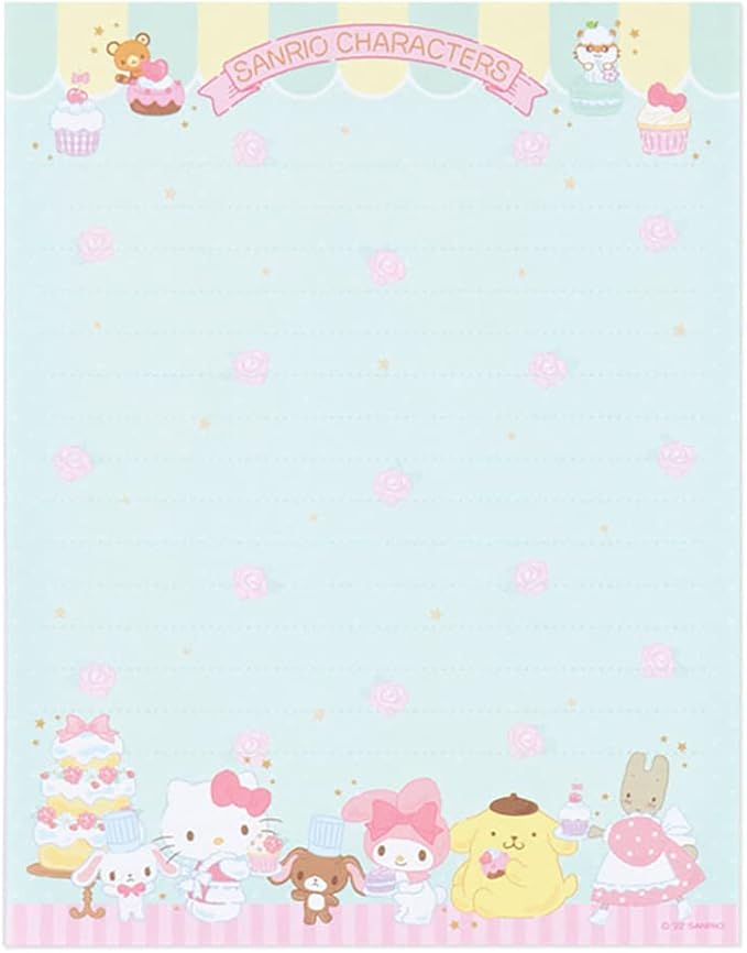 Sanrio 589403 Sanrio Characters Letter Set