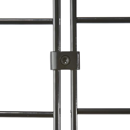 Gridwall Joining Clips Connectors for Wire Grid Panels and Grid Wall - 20 Pack (Black)