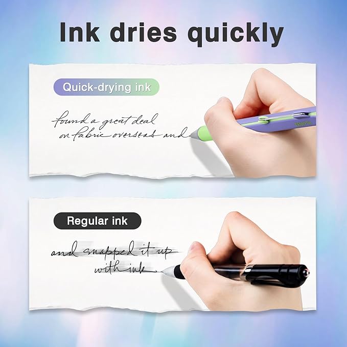 Ddaowanx Gel Pens,5Pcs Fine Point Smooth Writing Pens,0.5mm Black Ink for Journaling,Writing,Note Taking,Office School Supplies,Aesthetic Desk Accessories for Women