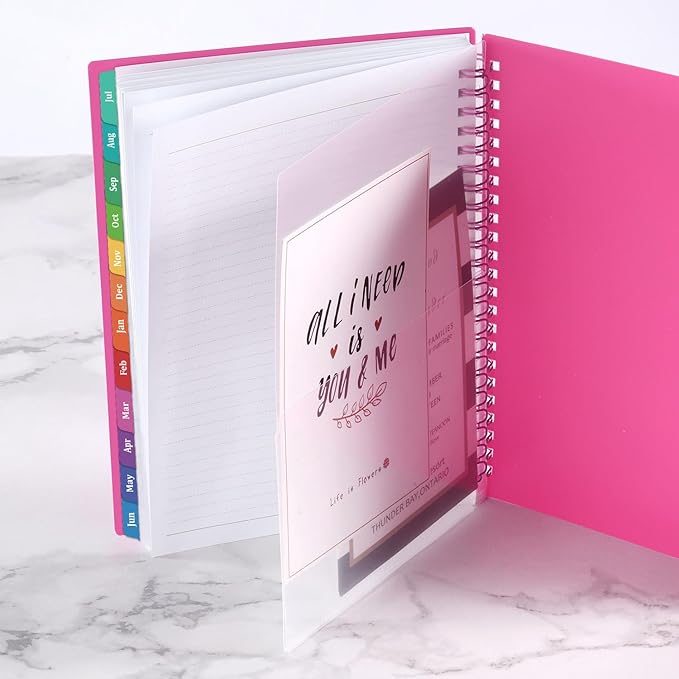 2026 Planner - Planner 2026, 2026 Planner Weekly and Monthly with Tabs, Jan 2026 - Dec 2026, 6.25" × 8.3", Strong Twin-Wire Binding