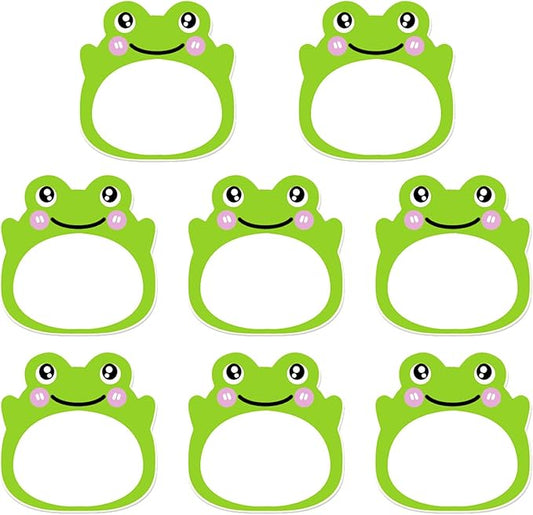 160Pcs Frog Sticky Notes Sets - Animal Shaped Kawaii Sticky Notes, Repositionable Frog Accessories for Office School Creative Gifts