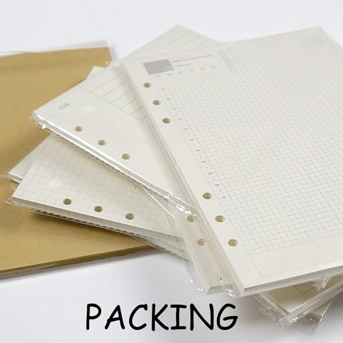 A6 Planner Refill,Month Tracker Spiral Notebook Refill,for 6 Holes Filofax/Personal Journal45sheets/90pages, 100Gsm Quality,Harphia (A6 3.74 x 6.77'',Monthly)