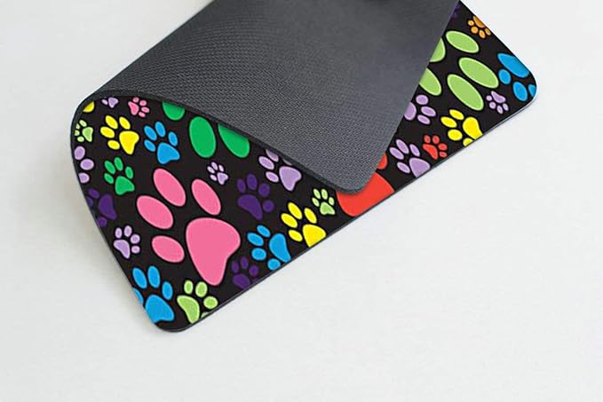 Home Garden Puppy Paws Mouse pad Customized Mousepad Non-Slip Rubber Base Mouse Pads for Computers Laptop Office Desk Accessories Mouse pad