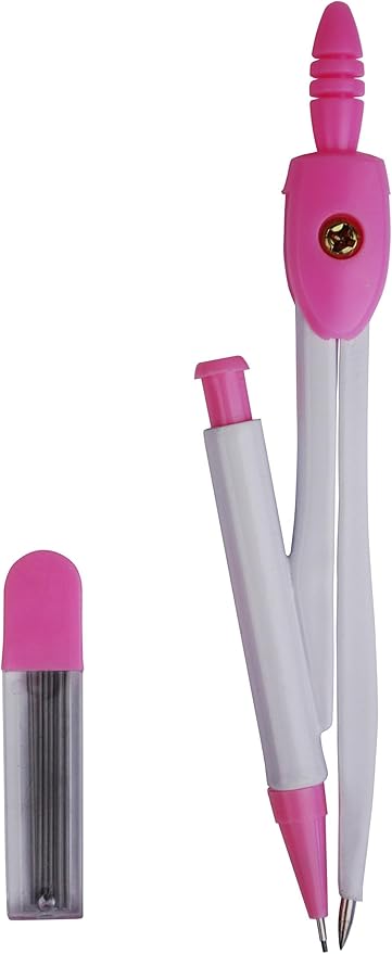 9-piece set back-to-school kit , packed in a reusable plastic box,two triangles, a protractor, a 15-centimeter ruler, a compass, a mechanical pencil with extra lead, and an eraser.