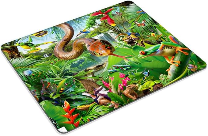 Snakes and Frogs Mouse pad Customized Mousepad Non-Slip Rubber Base Mouse Pads for Computers Laptop Office Desk Accessories Mouse pad