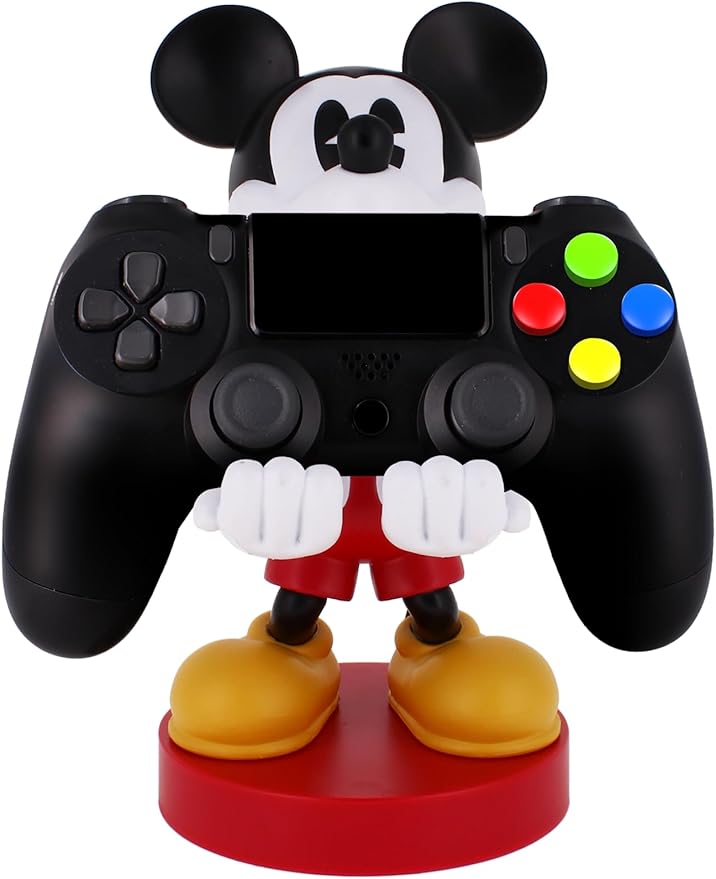 Cable Guys: Disney Mickey Mouse Phone Stand & Controller Holder - Officially Licenced Figure - Exquisite Gaming