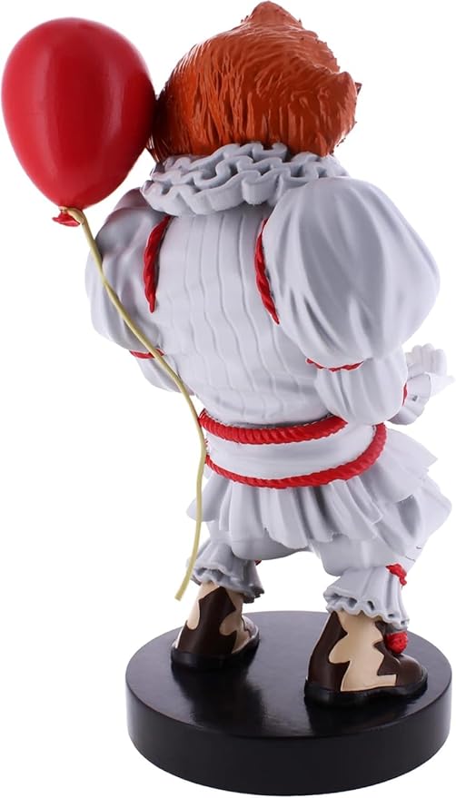 Exquisite Gaming: Warner Bros: Pennywise - Original Mobile Phone & Gaming Controller Holder, Device Stand, Cable Guys, IT Licensed Figure