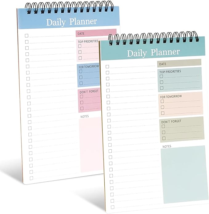 To Do List Pad - To Do List Notebook for Work with 70 Sheets, Undated Daily Planner Perfect for Daily Tasks and Goal Setting, To Do List Notepad Suitable for Office, Home and School-Nature