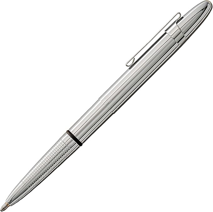 Fisher Space Bullet Space Pen with Clip, Chrome, Gift Boxed (400CL)