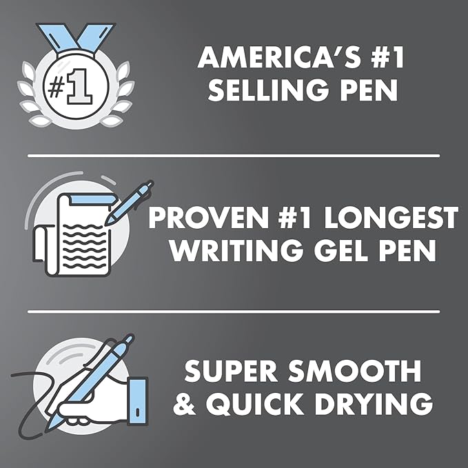 Pilot G2 Premium Retractable Gel-Ink Rolling Ball Pens, Bold Point (1.0mm), 1.0 Gel Pens, Assorted, 10-Pack - Ideal for School, Journaling, & Office Writing